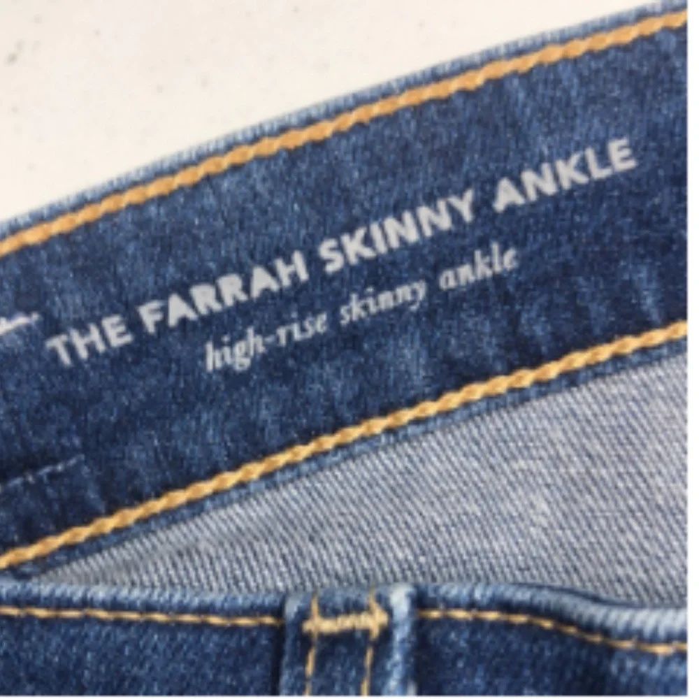 DESIGNER AG ADRIANO GOLDSCHMIED FARRAH ANKLE SKINNY JEANS 29x29 ⭐️